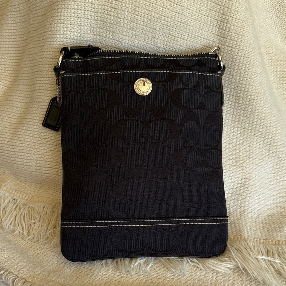 Coach Signature Black Crossbody Bag